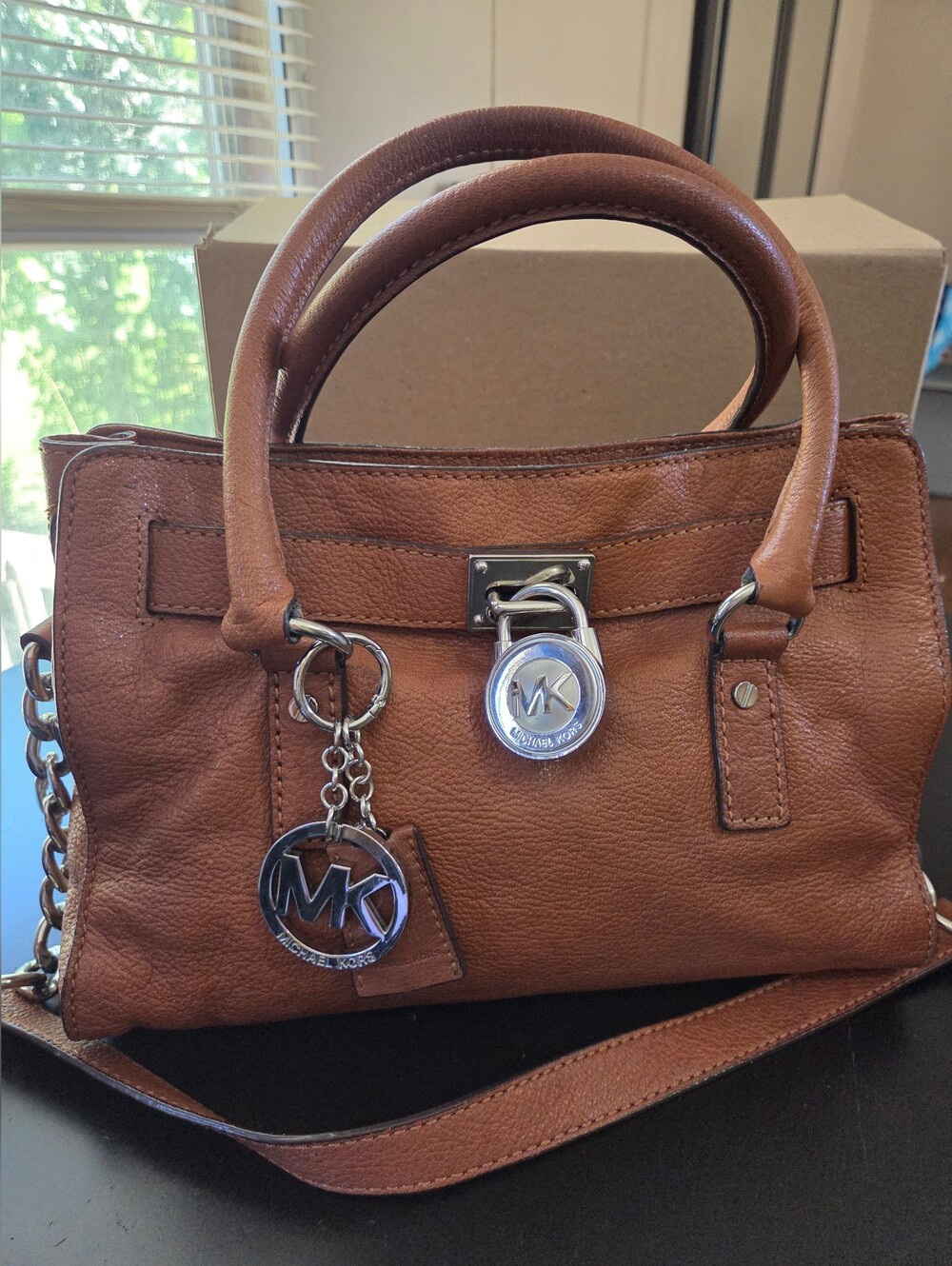 Michael Kors Hamilton Medium Satchel Shoulder Handbag